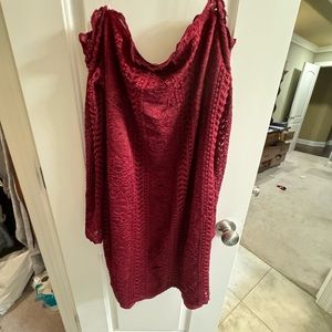 Burgundy Dress size XL